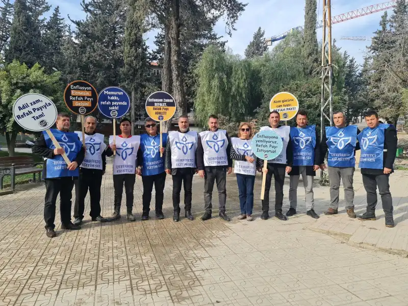 TÜİK ENFLASYONUNU TOPTAN REDDEDİYORUZ. REFAH PAYI İSTİYORUZ.